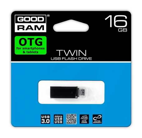 Levně Goodram Usb flash disk Usb Otg disk Twin 16Gb(usb 3.0)