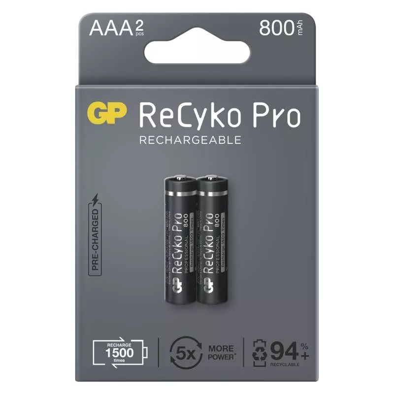 Levně Gp nabíjecí baterie Recyko Pro Professional Aaa (HR03), 2 ks