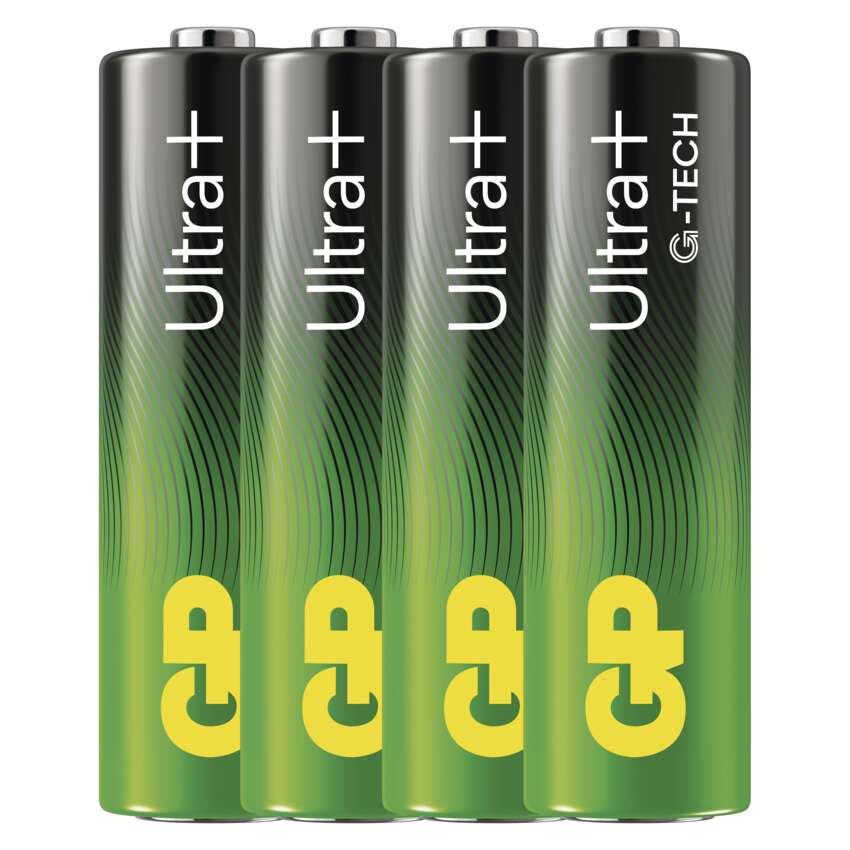 Levně Gp tužková baterie Aa alkalická baterie Ultra Plus Aa (LR6) 4Pp Mb