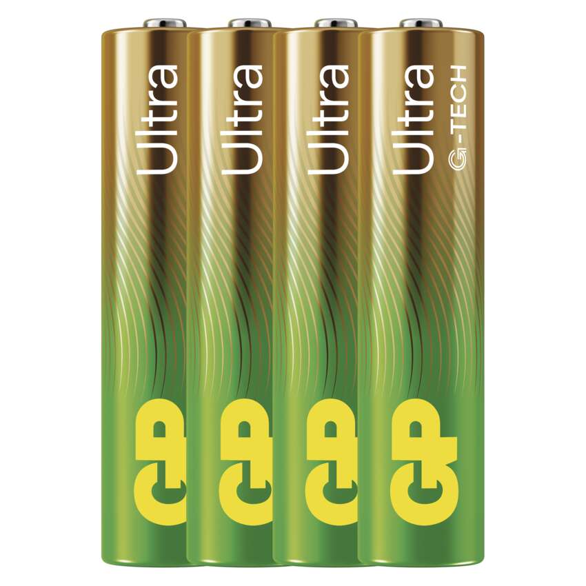Levně Gp mikrotužková baterie Aaa alkalická baterie Ultra Aaa (LR03) 4Pp Mb