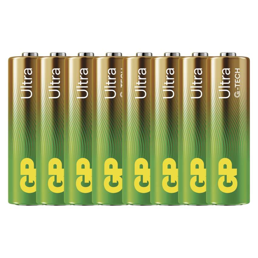 GP alkalická baterie ULTRA AA (LR6) 6plus2PP