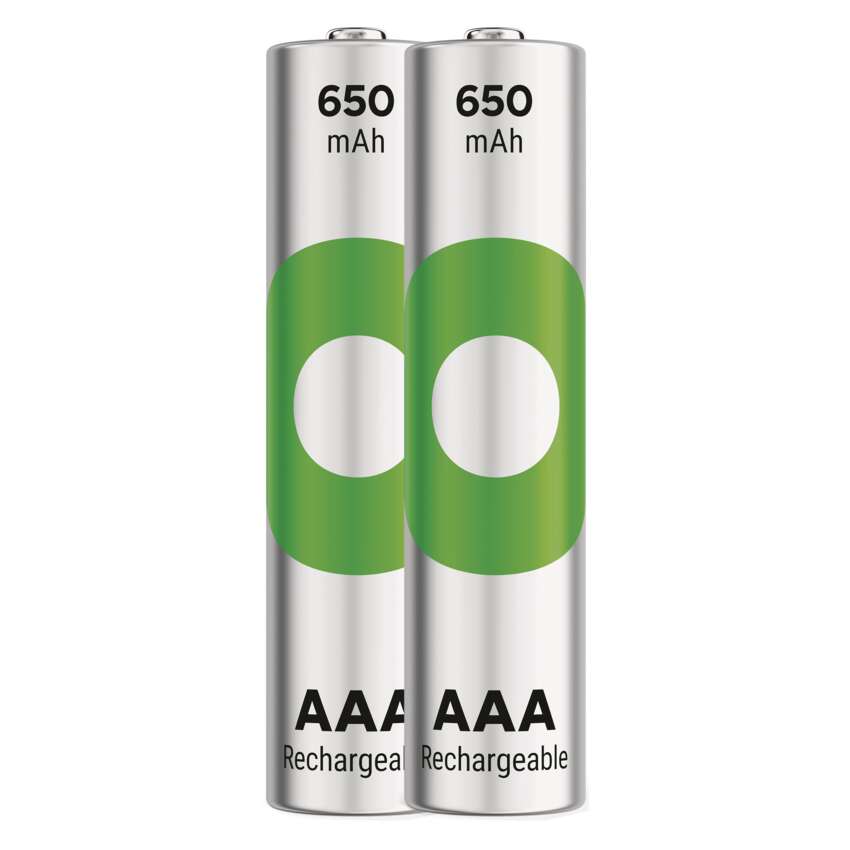 Levně Gp nabíjecí baterie nabíjecí baterie Recyko 650 Aaa (HR03) 2Pp
