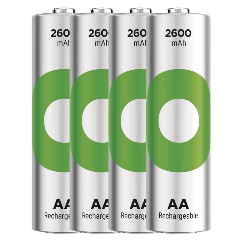 Levně Gp nabíjecí baterie nabíjecí baterie Recyko 2600 Aa (HR6) 4Pp