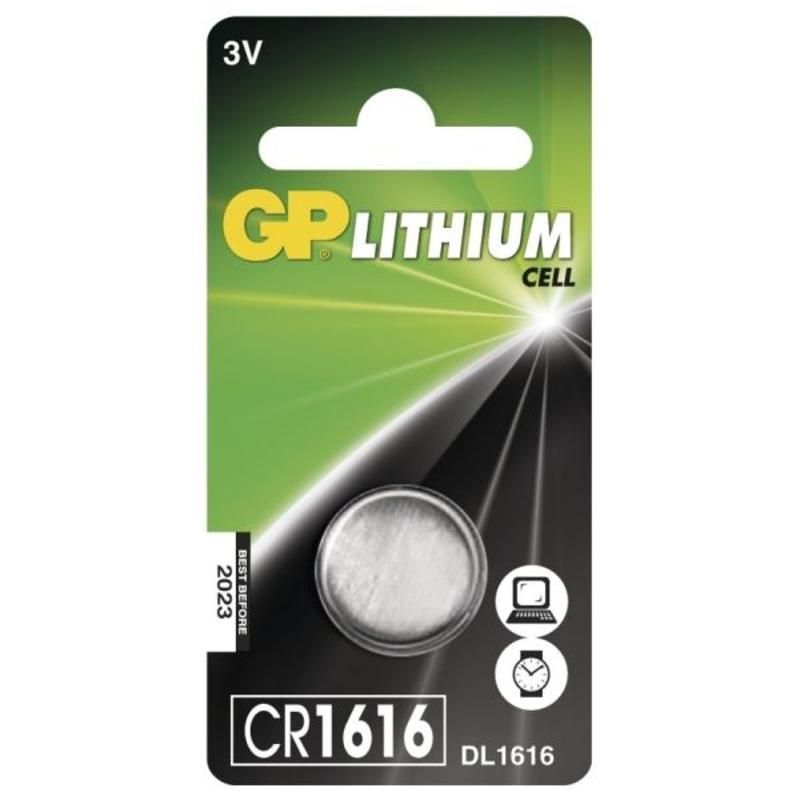GP CR1616, blistr 1ks - Baterie GP CR1616 1ks