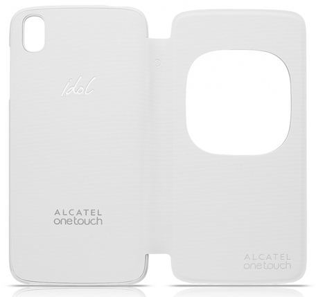 ALCATEL ONETOUCH 6039Y IDOL 3 4.7 Aero Flip, White