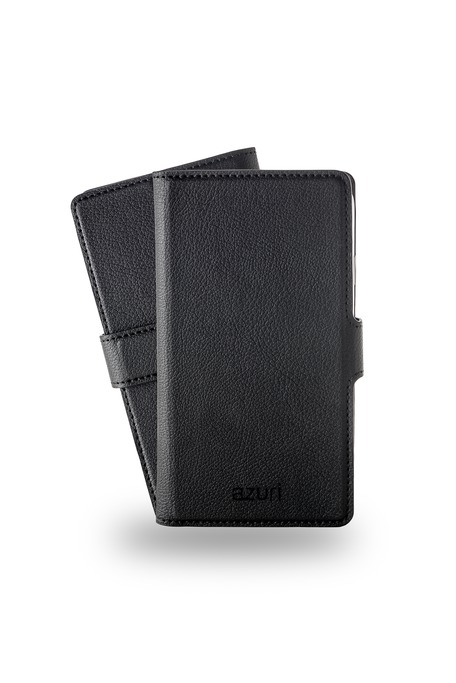 Levně pouzdro na mobil Azuri universal wallet pouzdro velikost M, Black