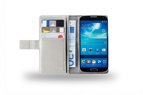 Levně pouzdro na mobil Azuri universal wallet pouzdro velikost Xl, White