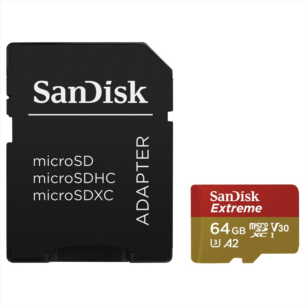 SanDisk microSDXC 64GB UHS-I U3 - SanDisk microSDXC 64GB SDSQXA2-064G-GN6MA