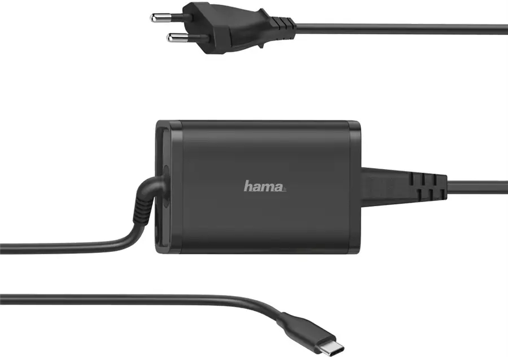 Hama USB-C napájecí zdroj, Power Delivery, 5-20 V, 65 W