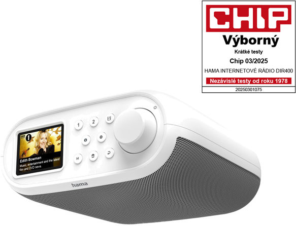 Hama radiopřijímač 54259 internetové rádio Dir400
