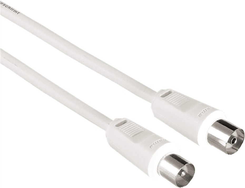 Hama anténní kabel 75dB, bílý, 1.5m (42959)