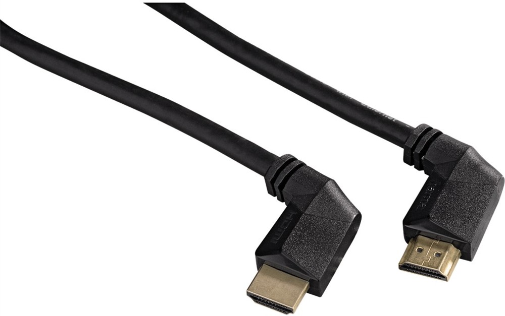 Hama HDMI kabel vidlice-vidlice, kolmé konektory, pozlacený, 3*, 1,5 m