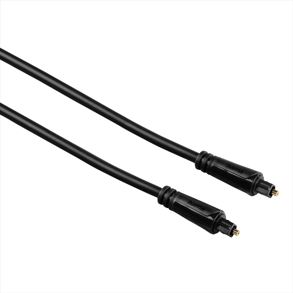 Hama optický audio kabel ODT, Toslink vidlice-vidlice, 3*, 0,75 m