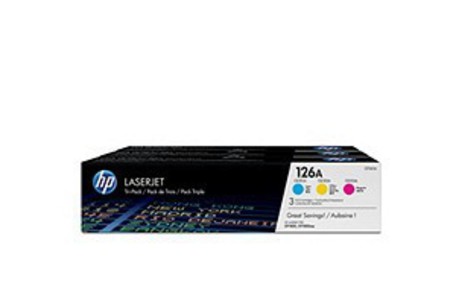 Hp toner 126A Tri-pack Cf341a žlutá, azurová