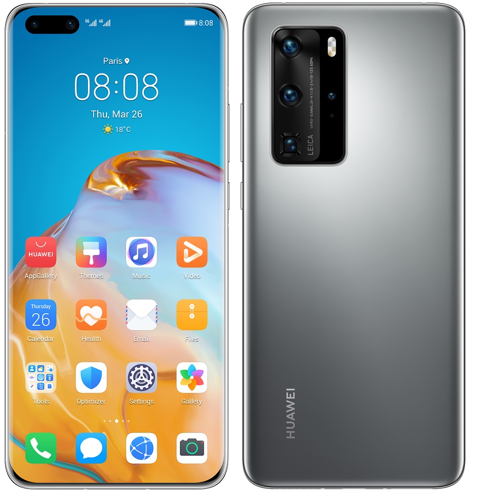 Huawei P40 Pro stříbrná