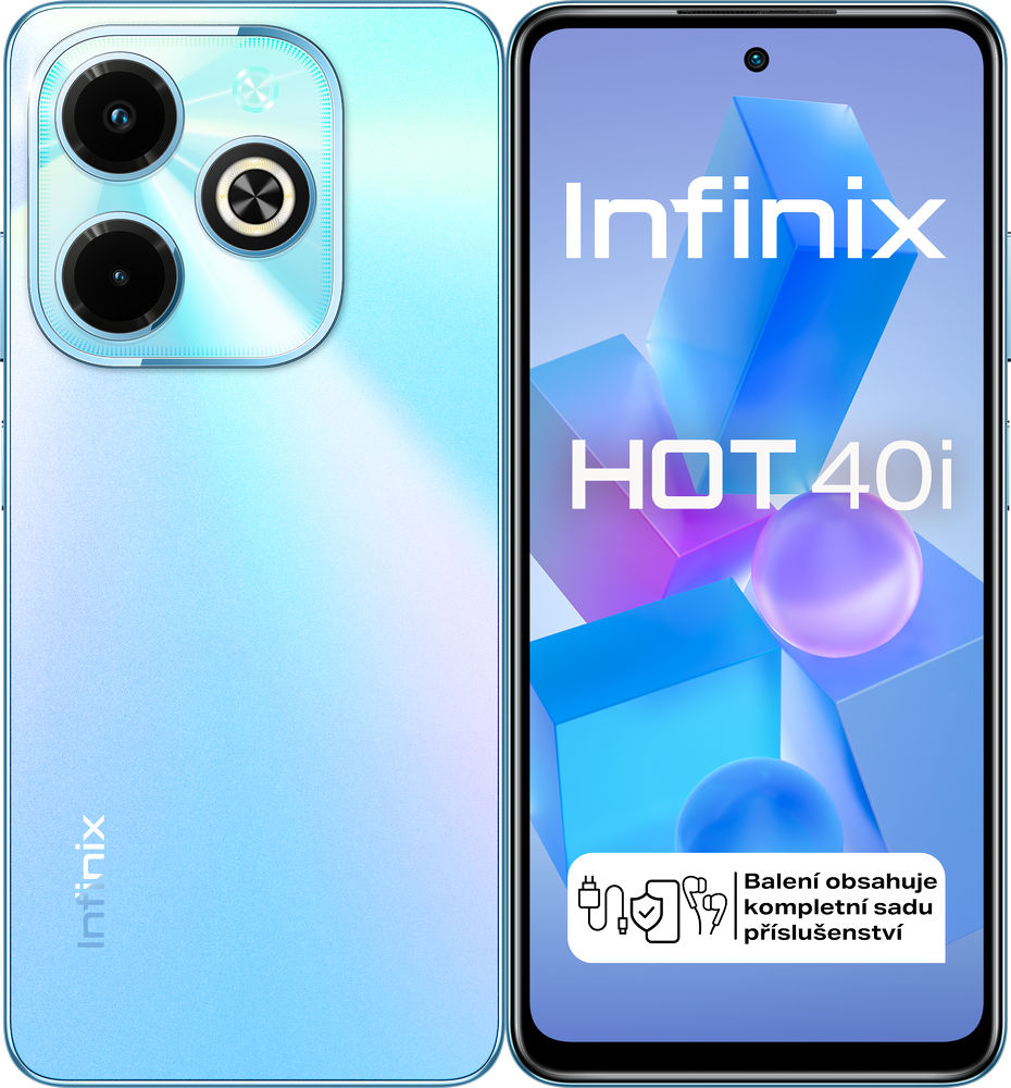 Levně Infinix smartphone Hot 40i 4Gb/128gb Palm Blue