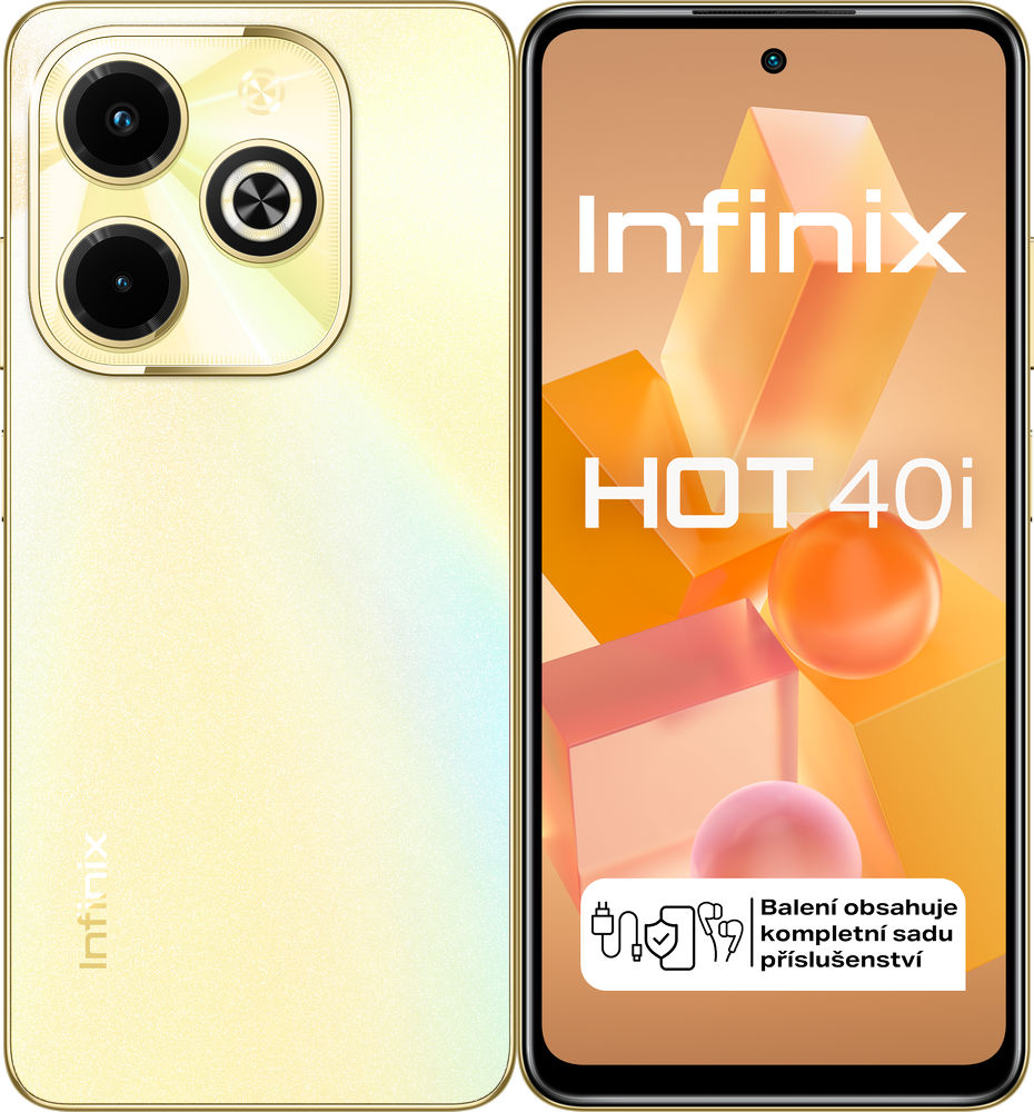 Levně Infinix smartphone Hot 40i 8Gb/256gb Horizon Gold