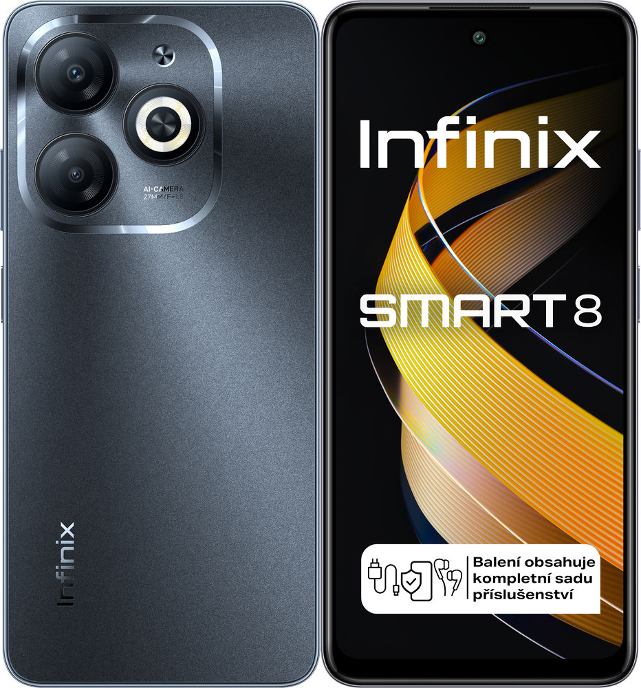 INFINIX Smart 8 3GB/64GB Timber Black