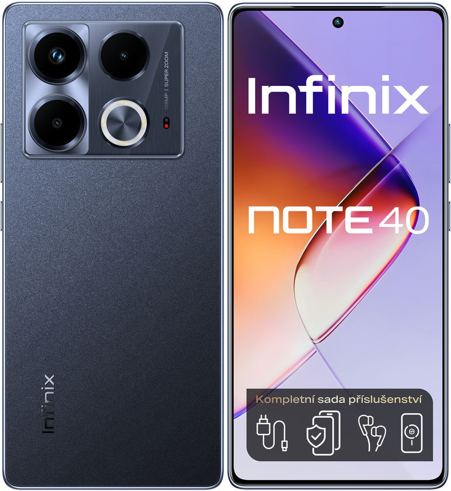 Infinix Note 40 8GB/256GB Black + Dárek