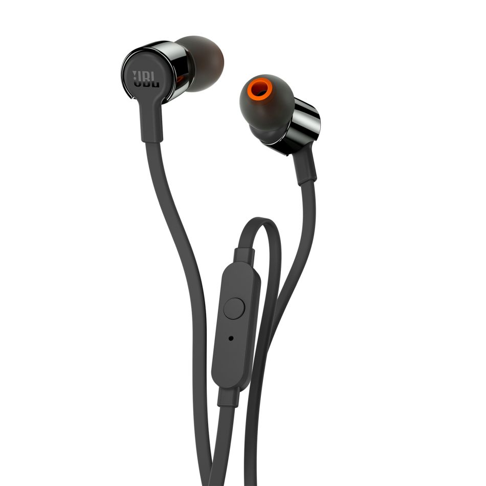 Levně Jbl sluchátka T210 sluchátka s mikrofonem, černá