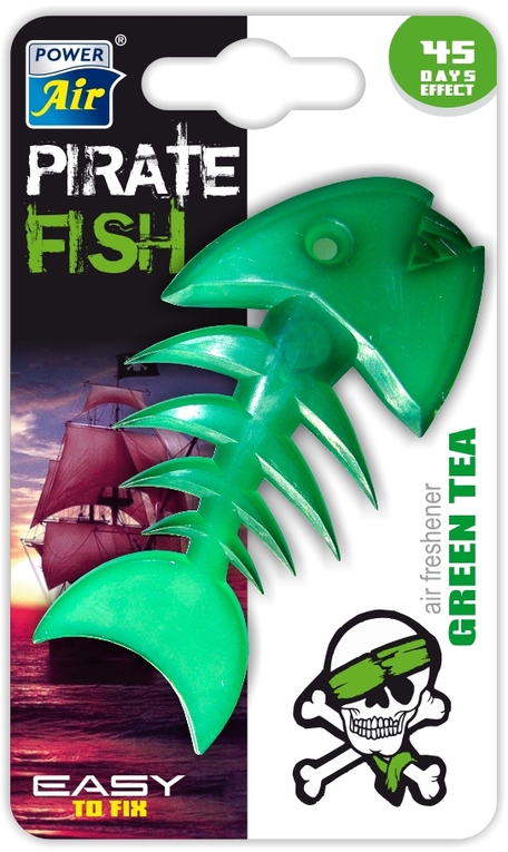 Levně Jees osvěžovač vzduchu Pirate Fish Green Tea