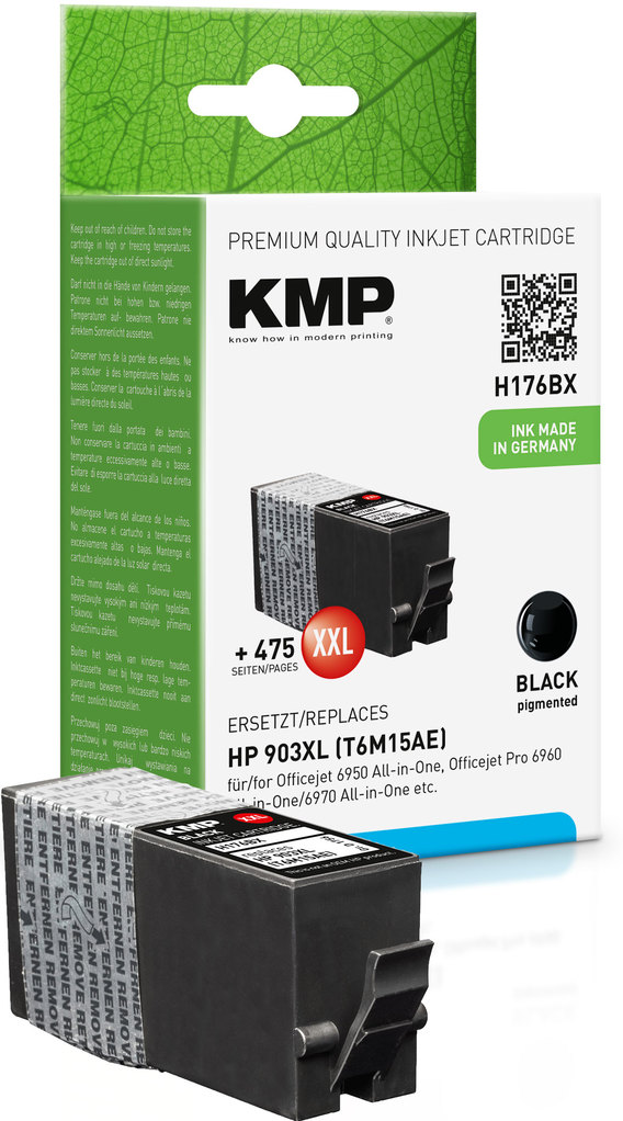 Levně Kmp inkoust H176bx (HP 903 Black Xl)