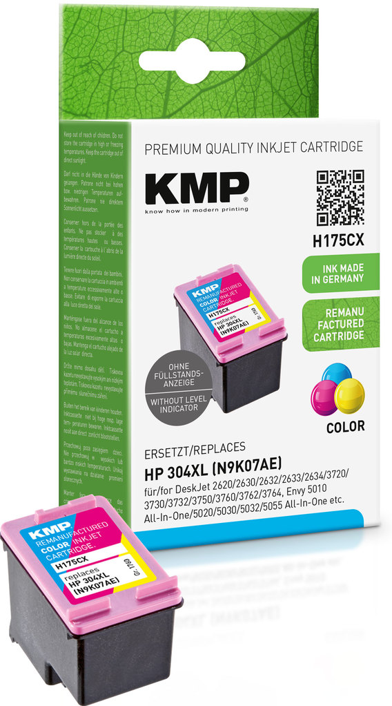 KMP H175CX (HP 304 Tri-colour XL)