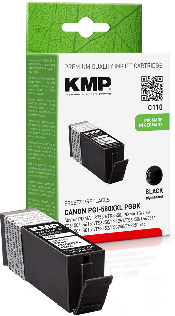 Levně Kmp inkoust C110 (PGI-580XXL Bk)