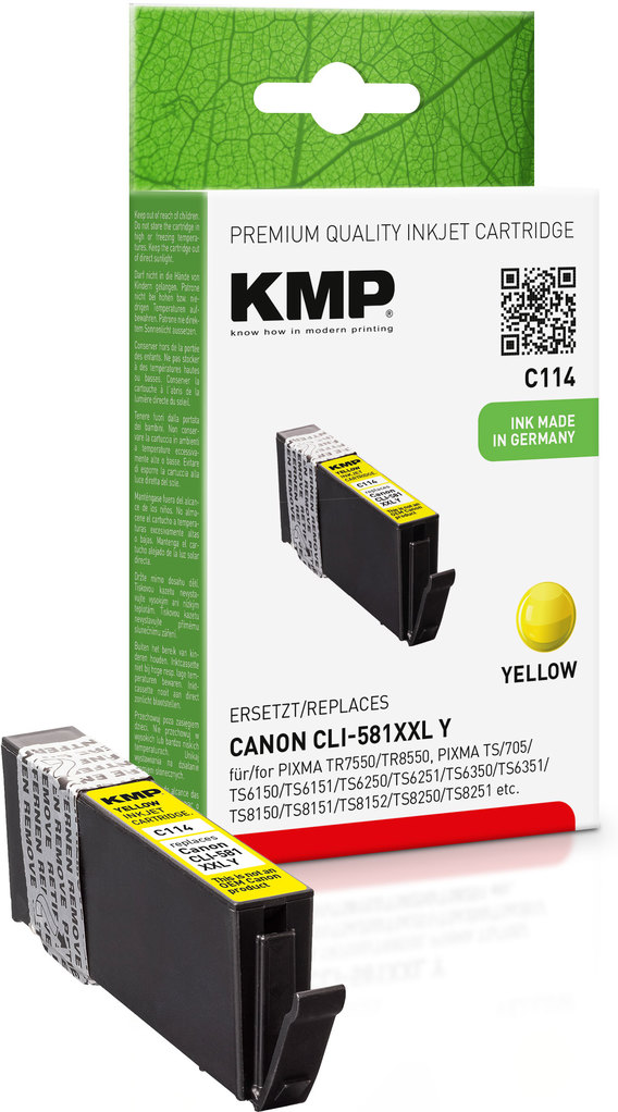 KMP C114 (CLI-581XXL Y)