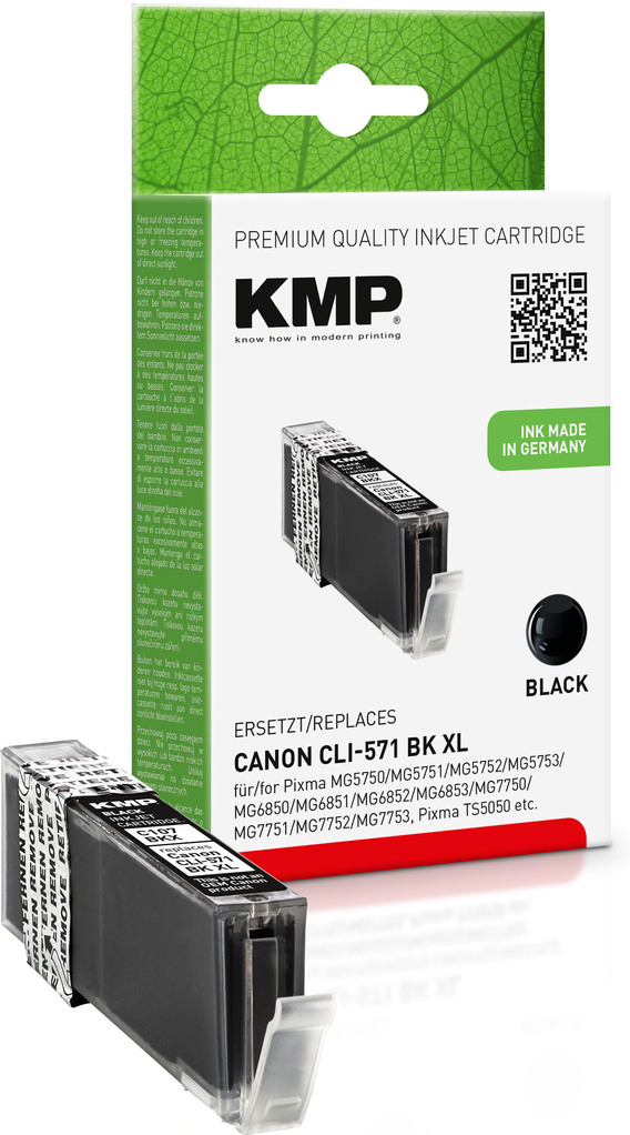 Levně Kmp inkoust C107bkx (CLI-571BK Xl)