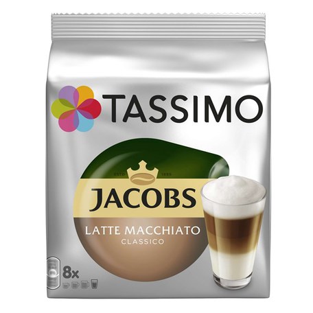 Levně Tassimo Jacobs Latte Macch.classico 264g