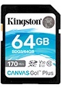 Levně Kingston paměťová karta U3 V30 170/70MB/s 64Gb Sdxc