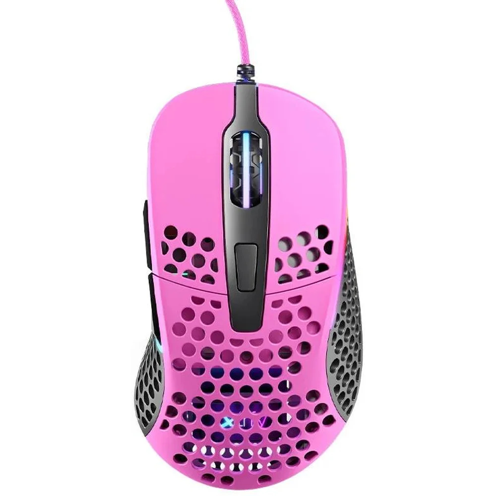 Levně Xtrfy myš Xf332 Gaming Mouse M4 Rgb růžová