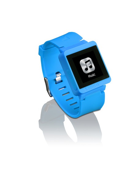 LENCO MP3 Sportwatch 100 modrý