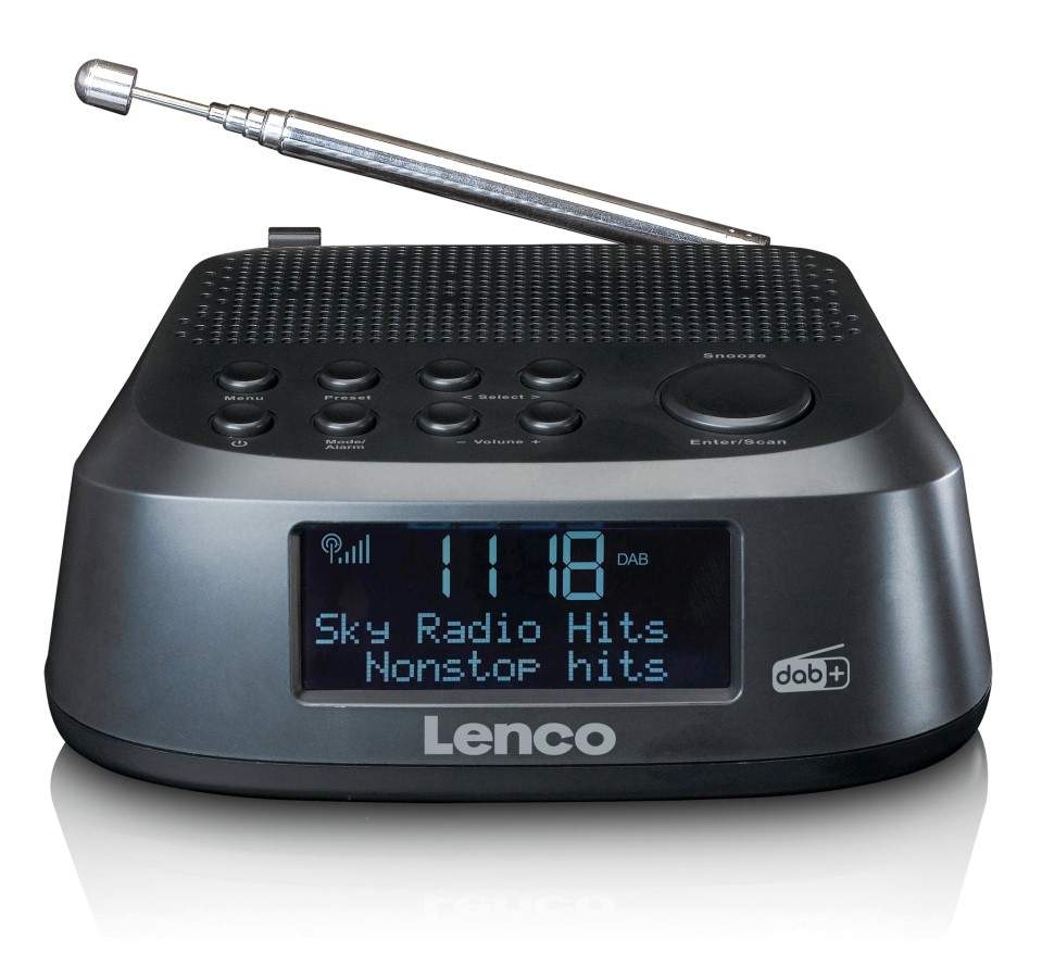 Lenco CR-605BK radiobudík s DAB+