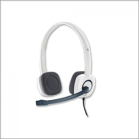 Logitech sluchátka H150 Stereo Headset - Coconut