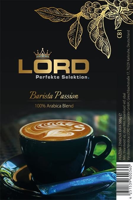 Levně Lord Barista Passion 500 g