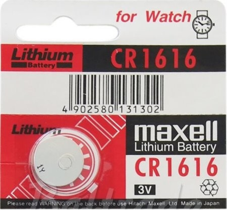 Levně knoflíková baterie Nenabíjecí knoflíková baterie Cr1616 Maxell Lithium 1ks Blistr