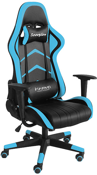 Levně Marvo herní židle Herní křeslo Ch-106, modré