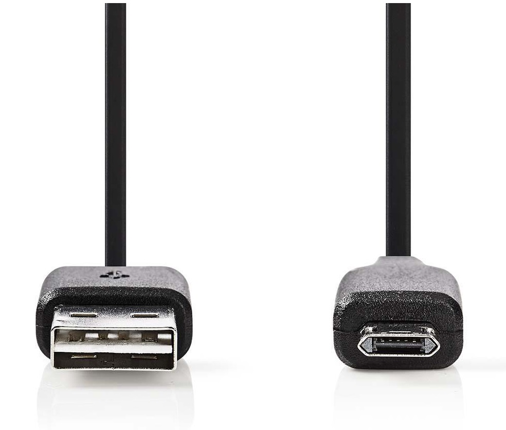 Nedis USB 2.0 - Micro USB CCGB60510BK10