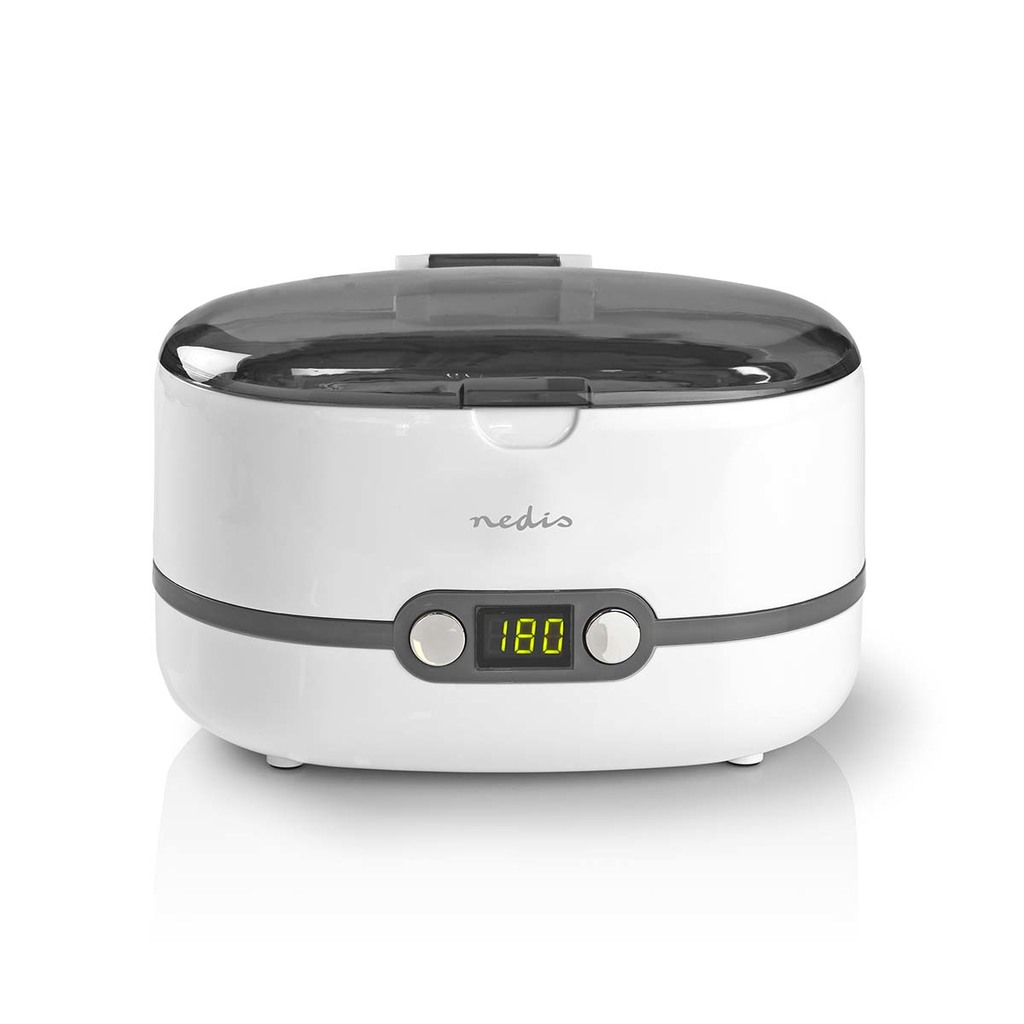 Nedis Jecl110wt - Ultrazvuková Čistička Šperků | Objem 600 ml | Digitální Časovač
