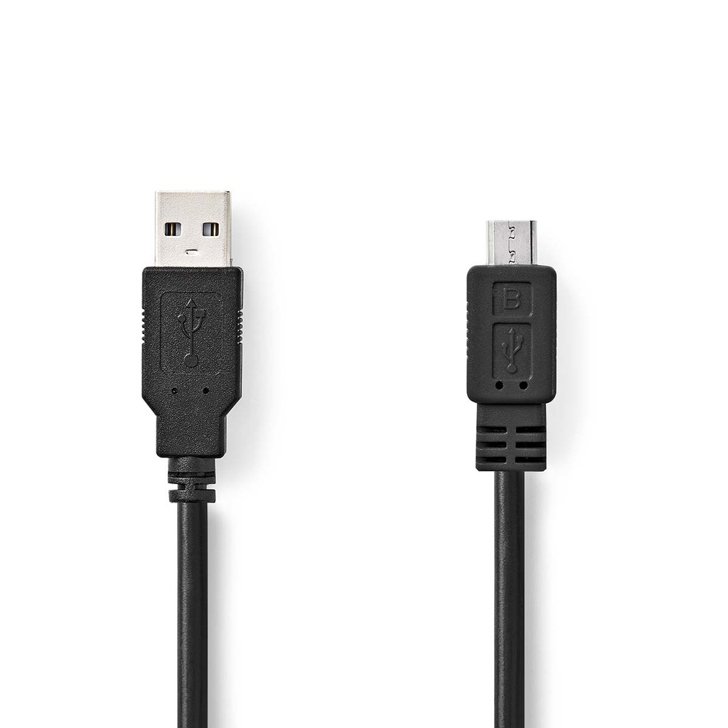 Nedis USB 2.0 - Micro USB CCGB60500BK10