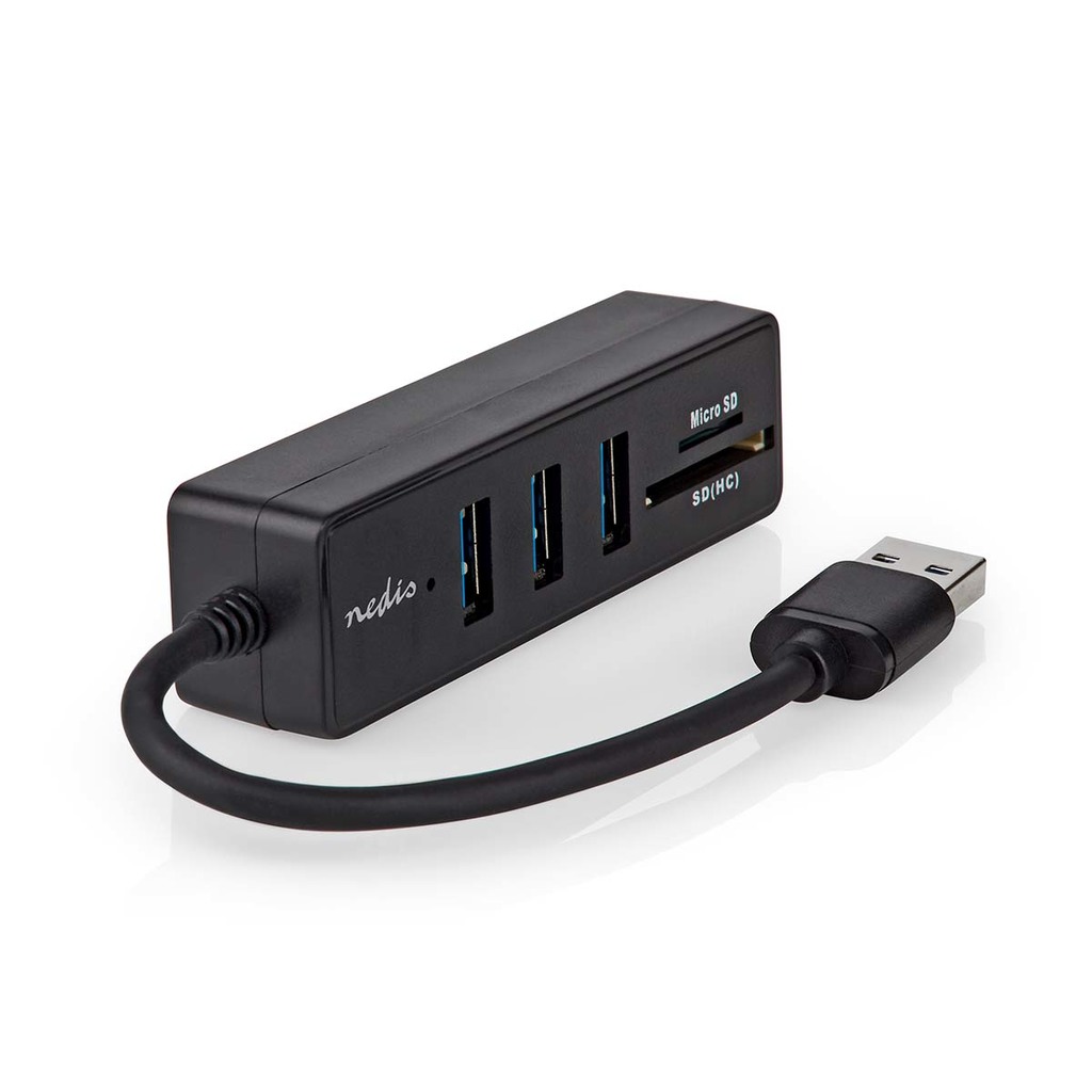 Nedis Usb hub Usb Hub Usb-a Ccgb61250bk01