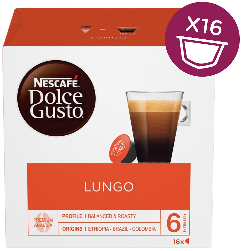 Levně Nescafé Dolce Gusto Caffe Lungo 16 Cap
