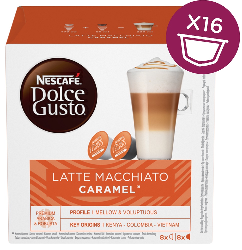Levně Nescafé Dolce Gusto Caramel Latte 16 Cap
