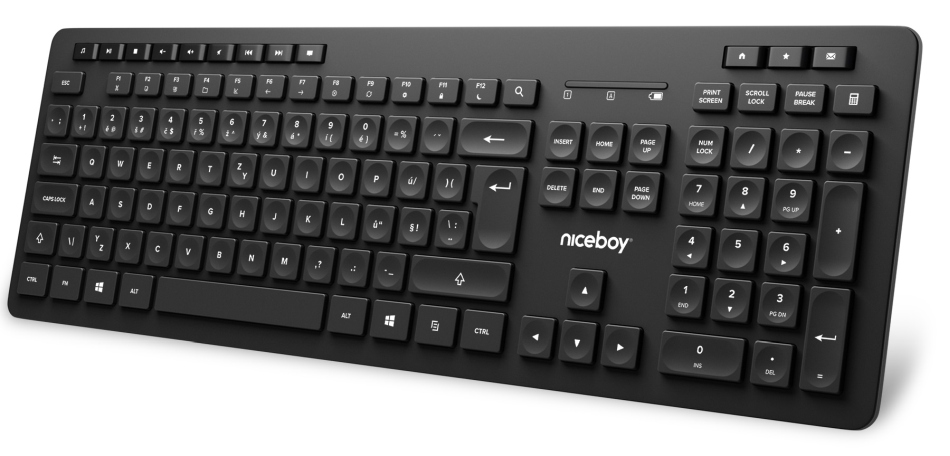 Levně Niceboy klávesnice Office K10 Comfort