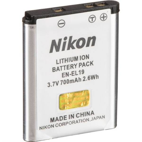 Nikon EN-EL19 Li-ion 3.7V 700mAh 2.6Wh