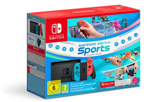 Nintendo herní konzole Switch Neon + Switch Sports