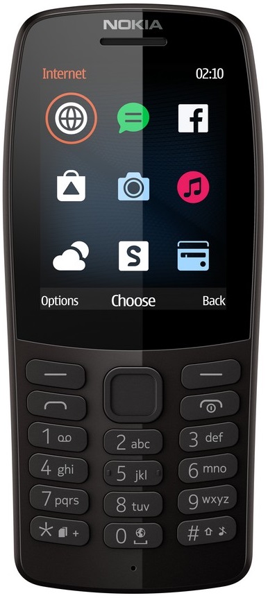 Nokia 210, černá
