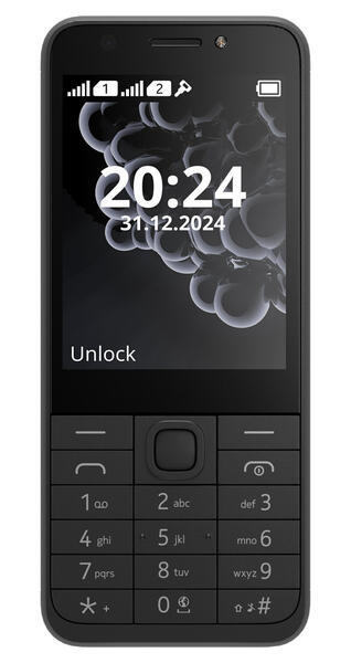 Nokia mobilní telefon 230 Ds Black 2024